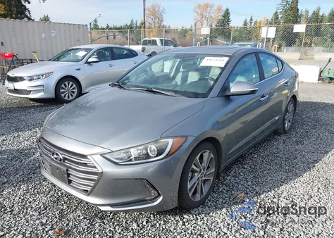 2017 Hyundai Elantra Limited from USA, damaged, VIN KMHD84LFXHU284397